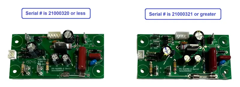 Rear Power Supply Board For Dr-910F And Dr-910M Dehumidifier Models 1