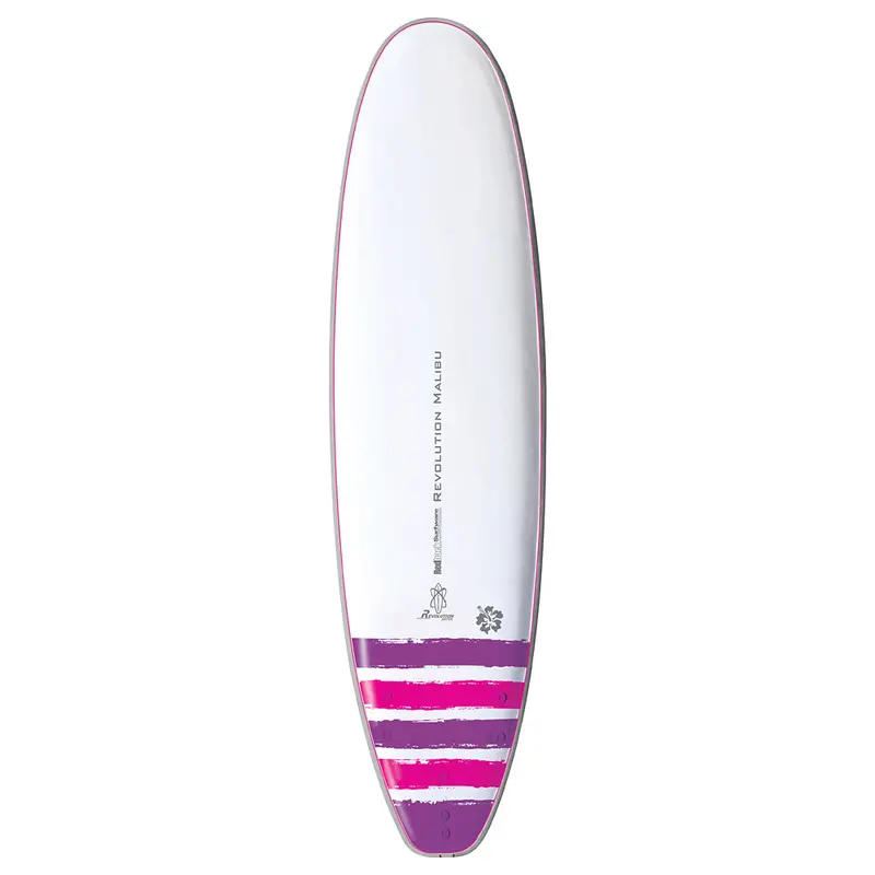Redback Revolution Malibu 7'0" Longboard – Pink 1