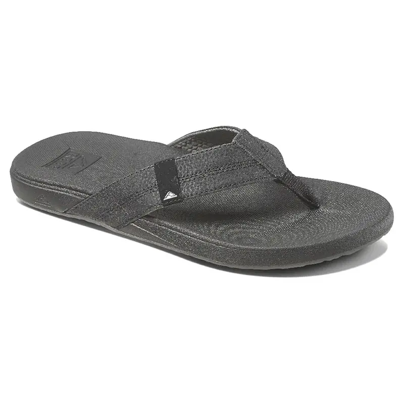 Reef Cushion Phantom Men'S Flip Flops – Sleek Black Design 1