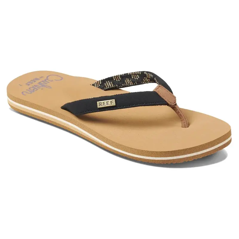 Reef Cushion Sands Women'S Sandals – Black And Tan Combo 1