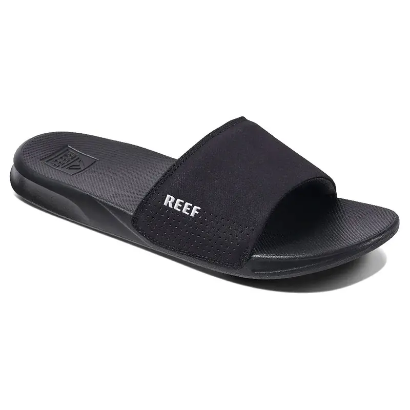 Reef One Slide Men'S Sandals – Matte Black Finish 1