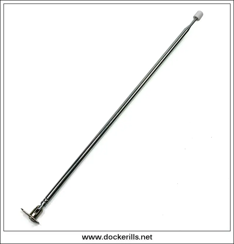 Retractable Four-Section Radio Antenna – Vintage Telescopic Aerial (Set 2) 1