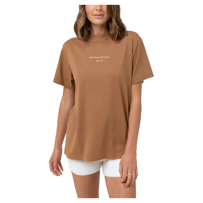 Rhythm Caramel Classic Logo T-Shirt - Soft Cotton Crewneck 1