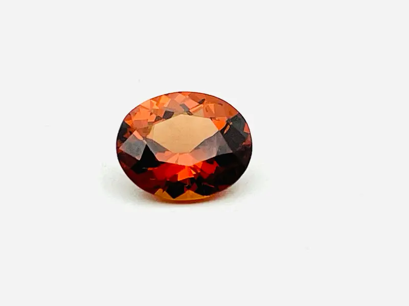 Rich Hessonite Garnet Earrings – Spiced Cinnamon Tone 1
