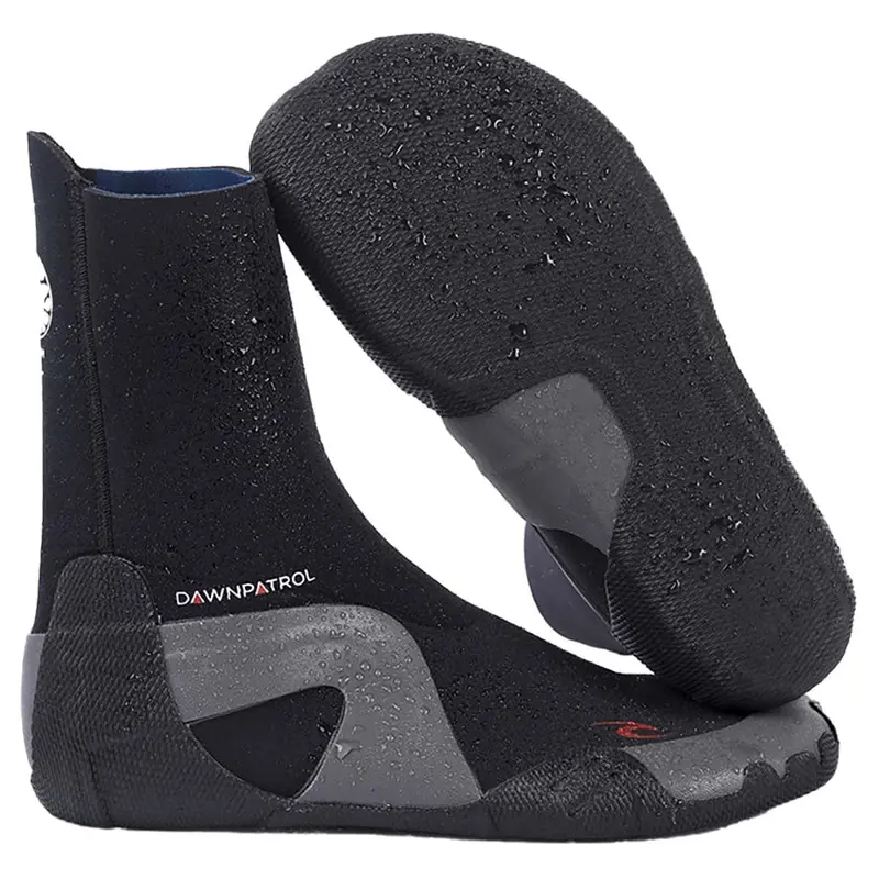 Rip Curl Dawn Patrol 3Mm Wetsuit Boots – Round Toe, Black 1