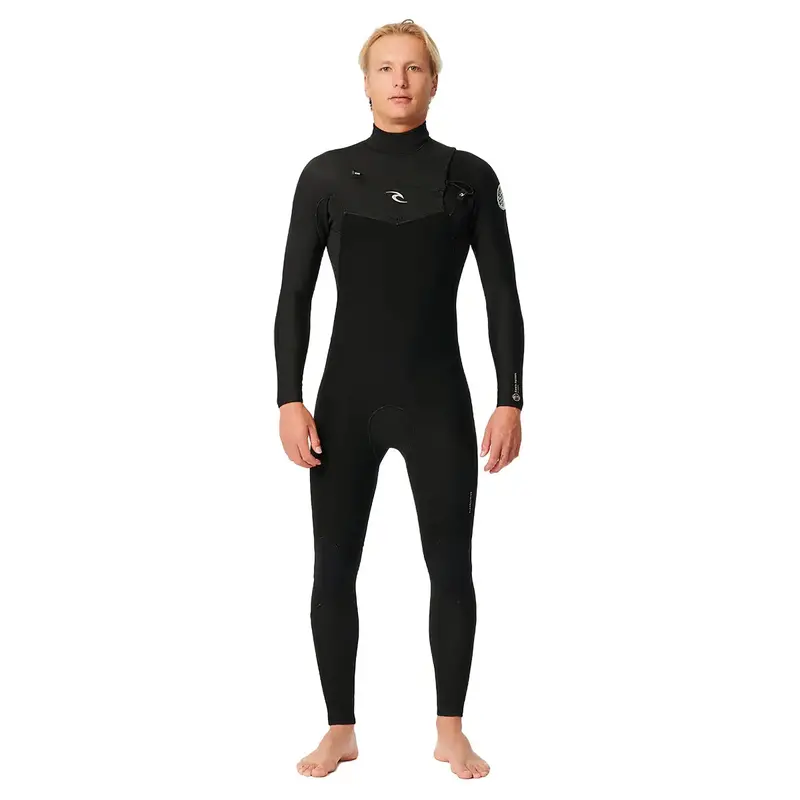 Rip Curl Dawn Patrol 5/3Mm Chest-Zip Wetsuit – Black (2023–2024) 1