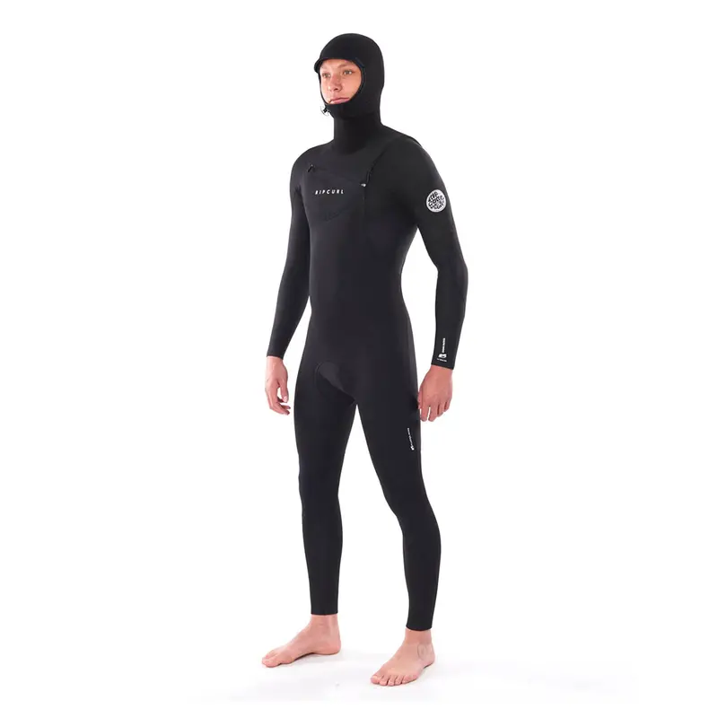 Rip Curl Dawn Patrol 6/4Mm Hooded Chest-Zip Wetsuit – Black