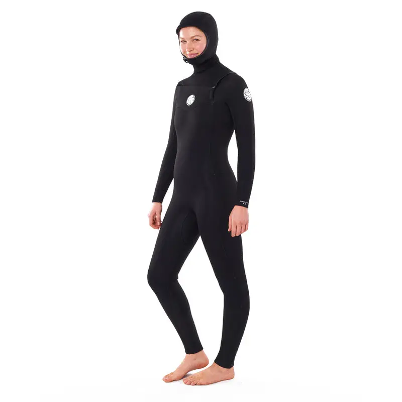 Rip Curl Dawn Patrol Women'S 5/4Mm Hooded Chest-Zip Wetsuit 1