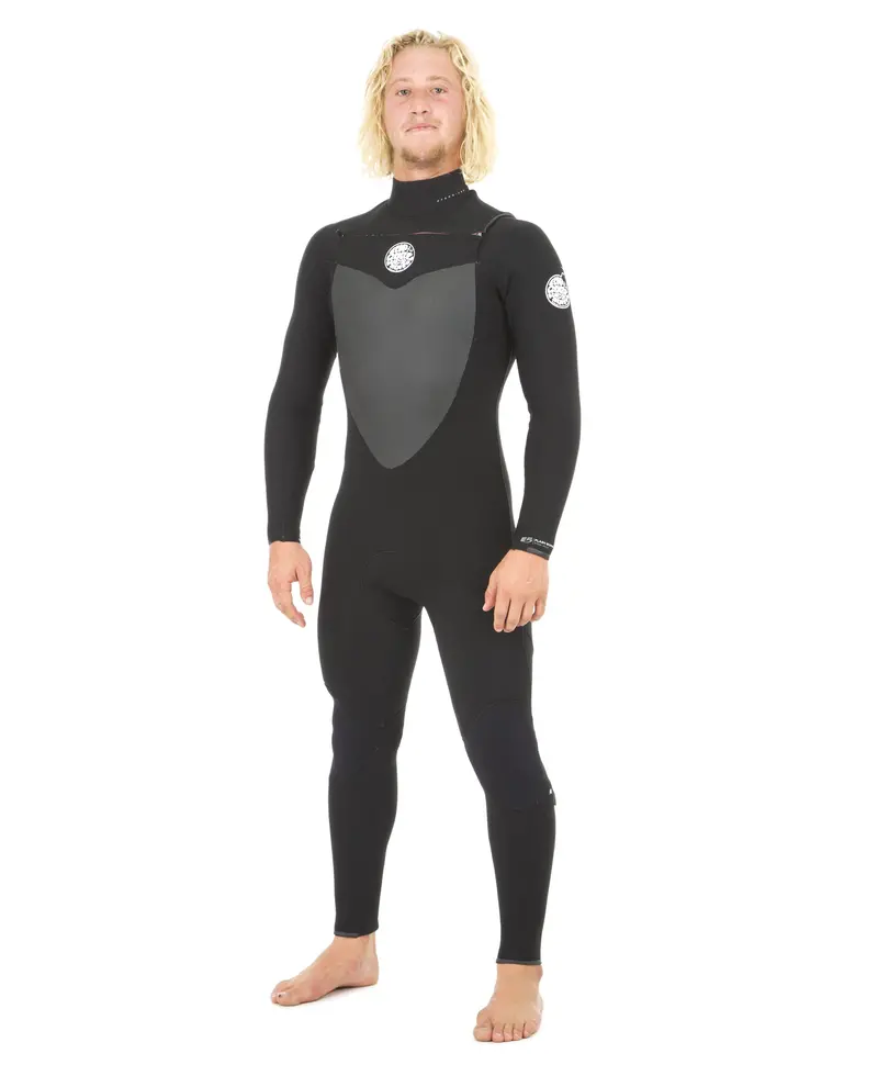 Rip Curl Flash Bomb 3/2Mm Chest-Zip Wetsuit – Men’S Black (2018/19 Model) 1