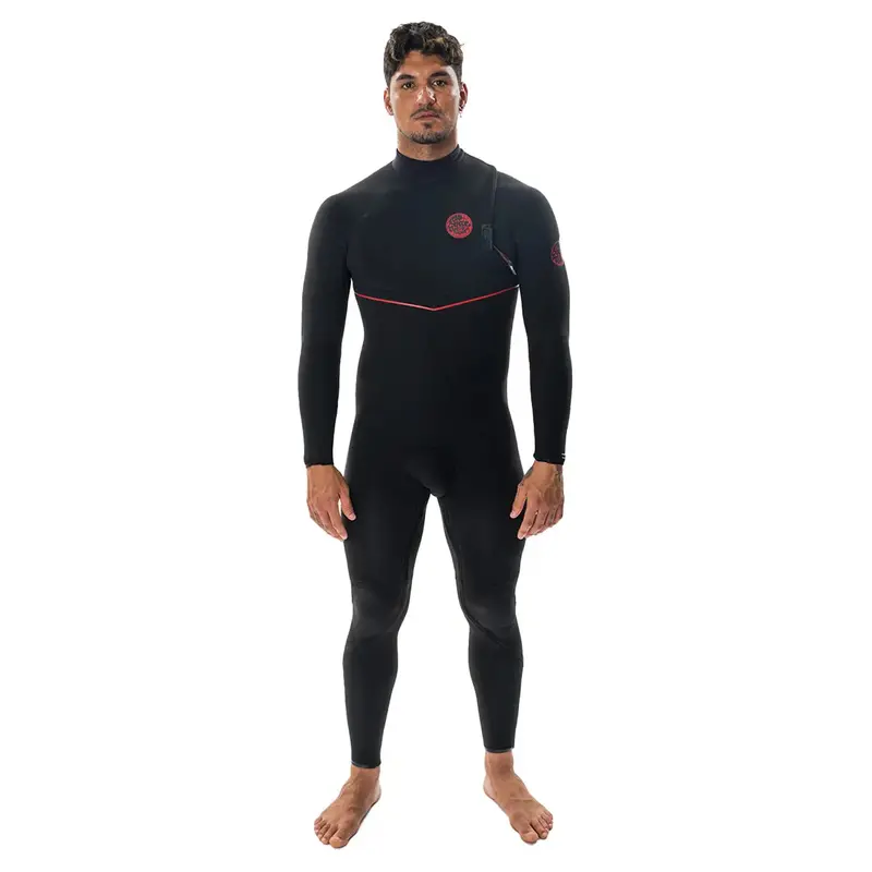 Rip Curl Flashbomb Fusion Men'S And Women'S 5/3Mm Zip-Free Wetsuit – Black (2024–2025) 3