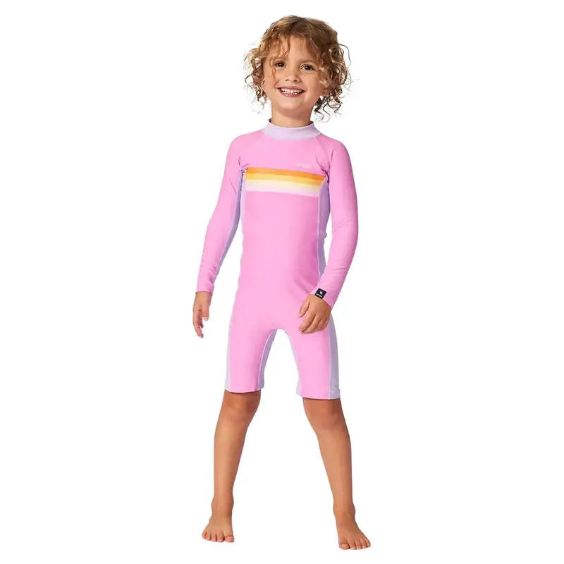 Rip Curl Girls’ Rainbow Tide Springsuit – Bright Pink, 2025 Collection 1