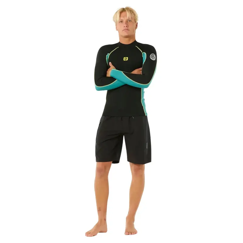 Rip Curl Men'S Dawn Patrol 1.5Mm Long-Sleeve Wetsuit Jacket – Blue Lagoon 1