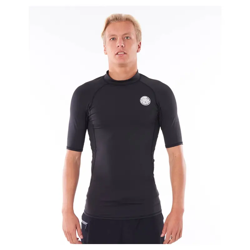 Rip Curl Thermopro Short-Sleeve Rash Vest – Black 1