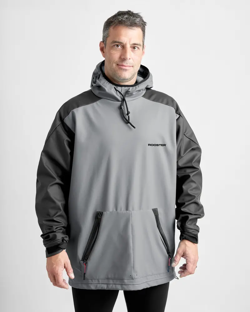 Rooster Aquafleece Hooded Sweatshirt – Unisex Water-Ready Layer 1