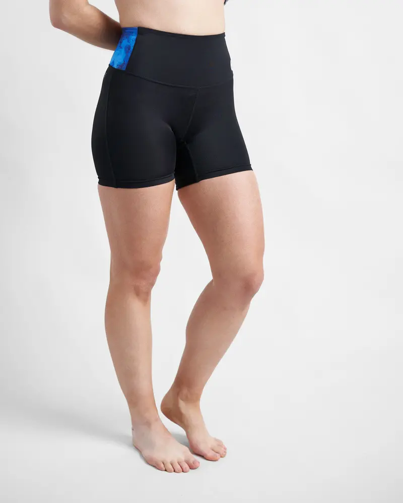 Rooster Women’S Athletic Shorts – Azure 1
