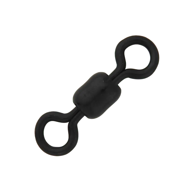 Rosco Black Barrel Swivel – 14-Pack Corrosion-Resistant Fishing Swivels 1
