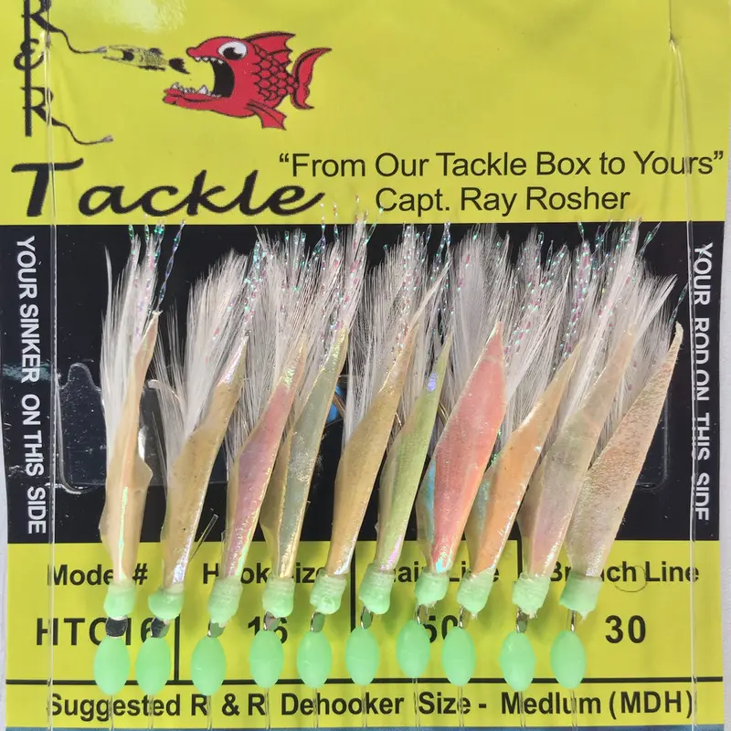 R&R Tackle Htc-16 Sabiki Rig – 16-Hook Flashing Bait Assembly 1
