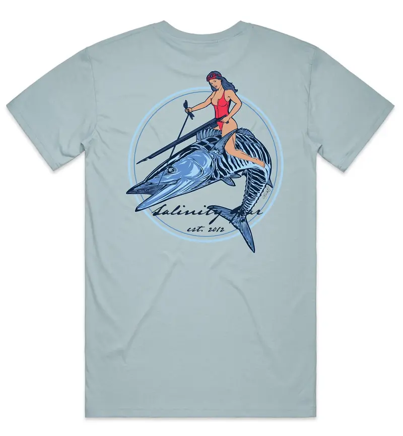 Salinity Wahoo Pin-Up Girl Short Sleeve Performance Tee 1