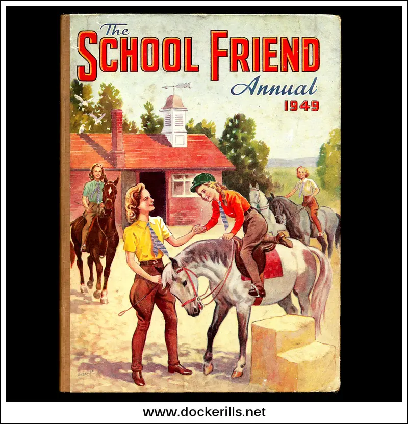 School Friend Annual 1949 – Mid-Century Girls’ Illustrated Companion 1