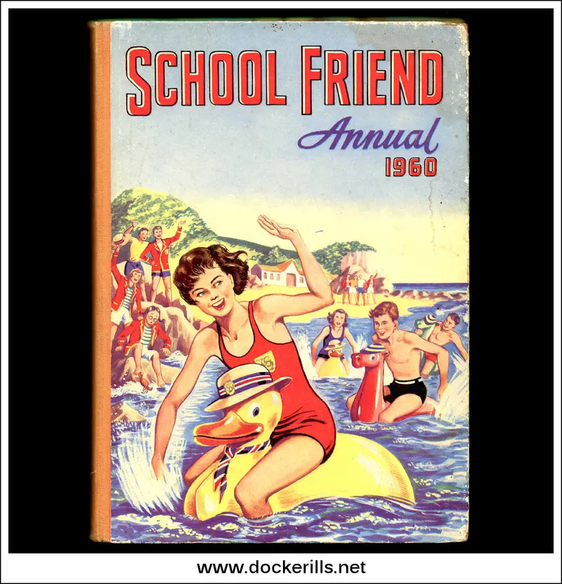 School Friend Annual 1960 – Vintage Uk Children'S Yearbook 1