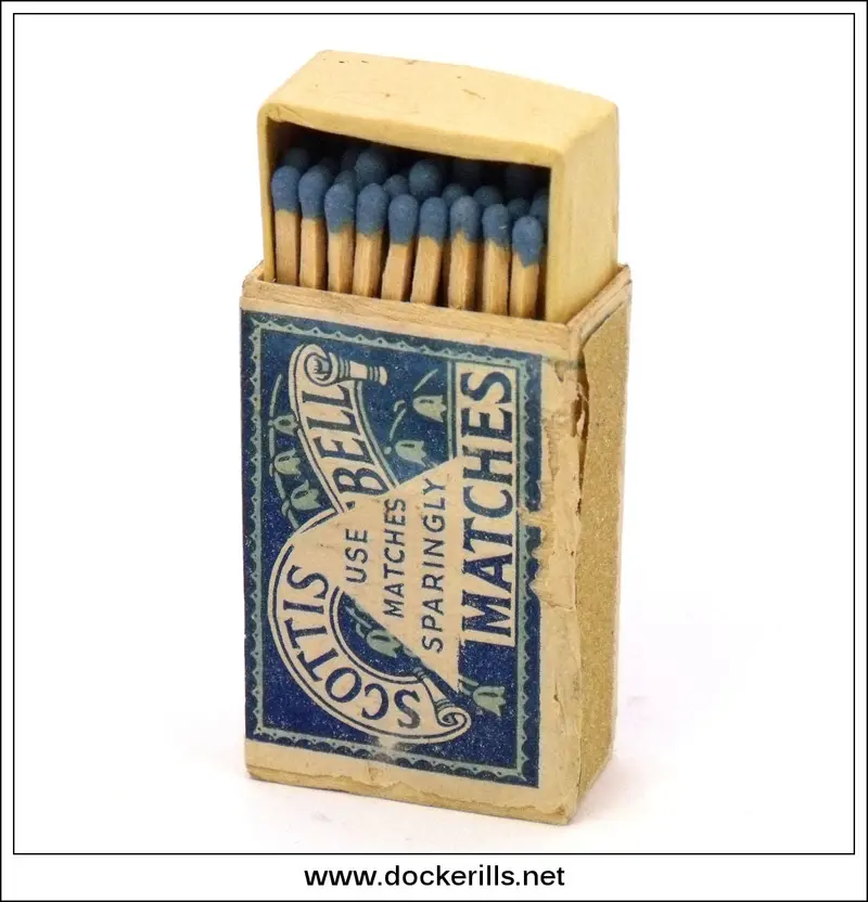 Scottish Bluebell Matchbox – Bryant & May Ltd. Authentic Vintage With Matches 1