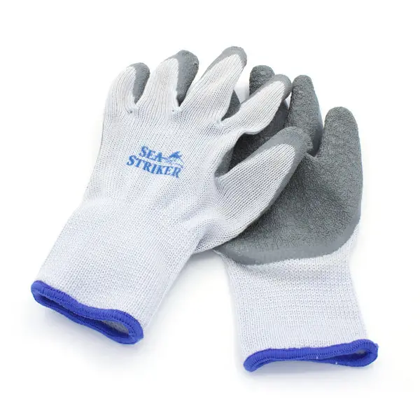 Sea Striker Rubber-Coated Knit Gripper Gloves For Wet Conditions 1