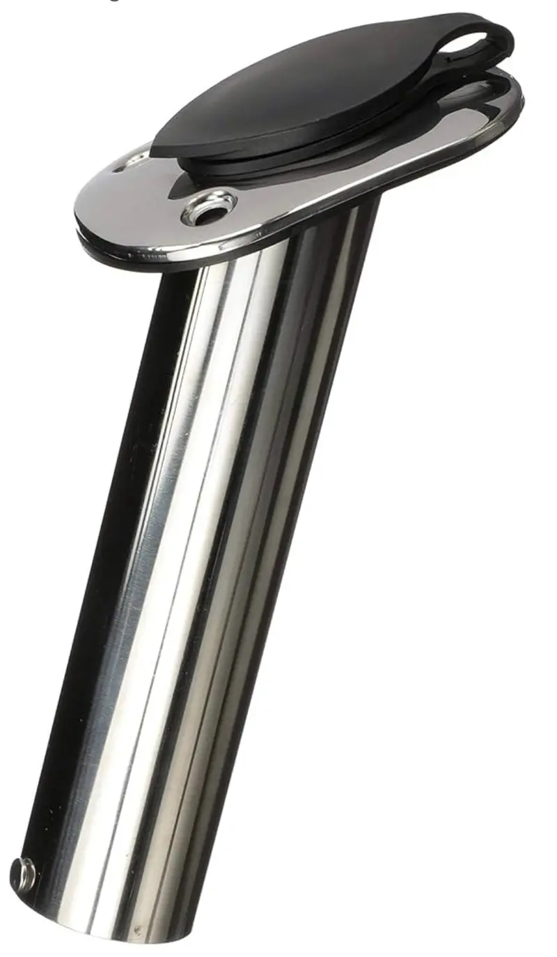 Seachoice Flush-Mount Stainless Steel Rod Holder 1