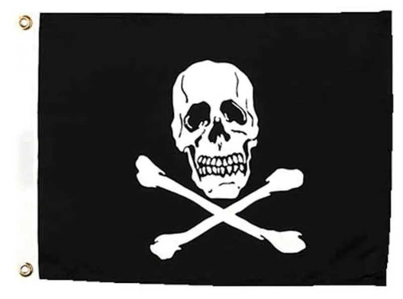 Seachoice Jolly Roger Pirate Flag – Decorative Nautical Flag (Model 50-79251) 1