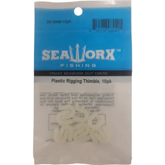 Seaworx Plastic Rigging Thimbles – 10-Pack Lightweight Line Protection Sleeves 1