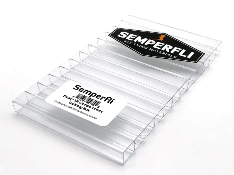 Semperfli 12-Compartment Empty Dubbing Box 1