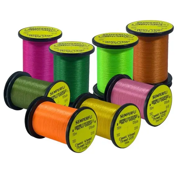 Semperfli Classic Waxed Thread – 110M, Size 6/0 (150 Denier) 1