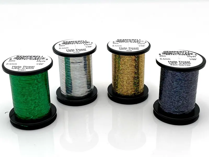 Semperfli Holographic Tinsel – 1/69 Fine Gauge (0.4Mm) 1