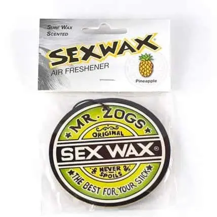 Sex Wax Pineapple-Scented Surfboard Air Freshener 1