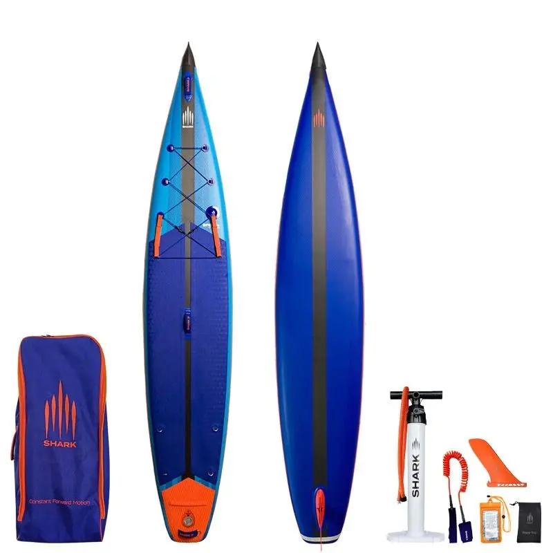Shark Sup Speed Plus Efficient Inflatable Paddleboard – 12'6" × 28" × 5" 1