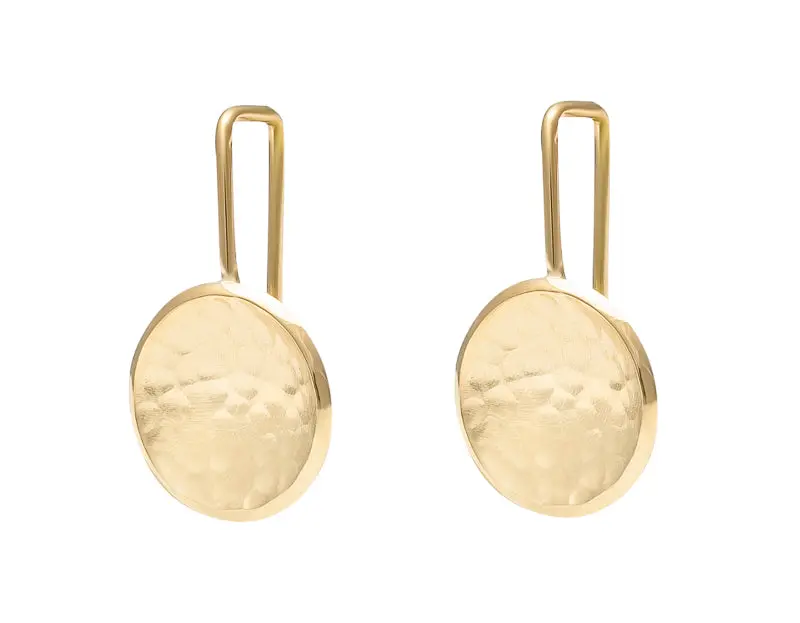 Singing Bowl Dangle Earrings 1