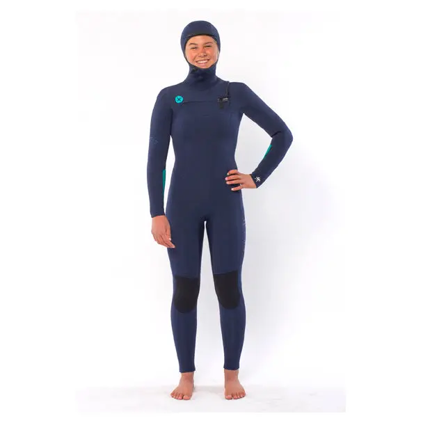 Sisstrevolution 7 Seas 5/4Mm Hooded Chest-Zip Wetsuit – Strong Blue 1