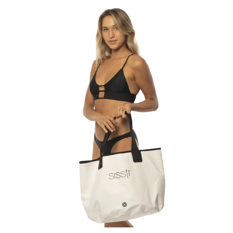 Sisstrevolution Dune Wet/Dry Tote – White 1