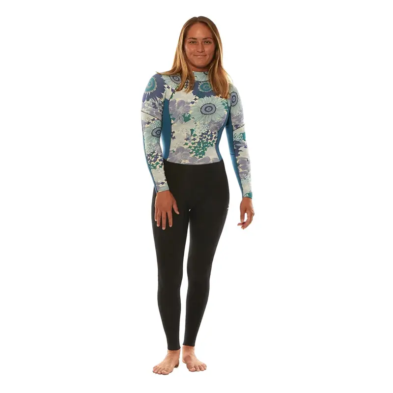 Sisstrevolution Summer Seas 3/2Mm Back-Zip Wetsuit – Laguna Print 1