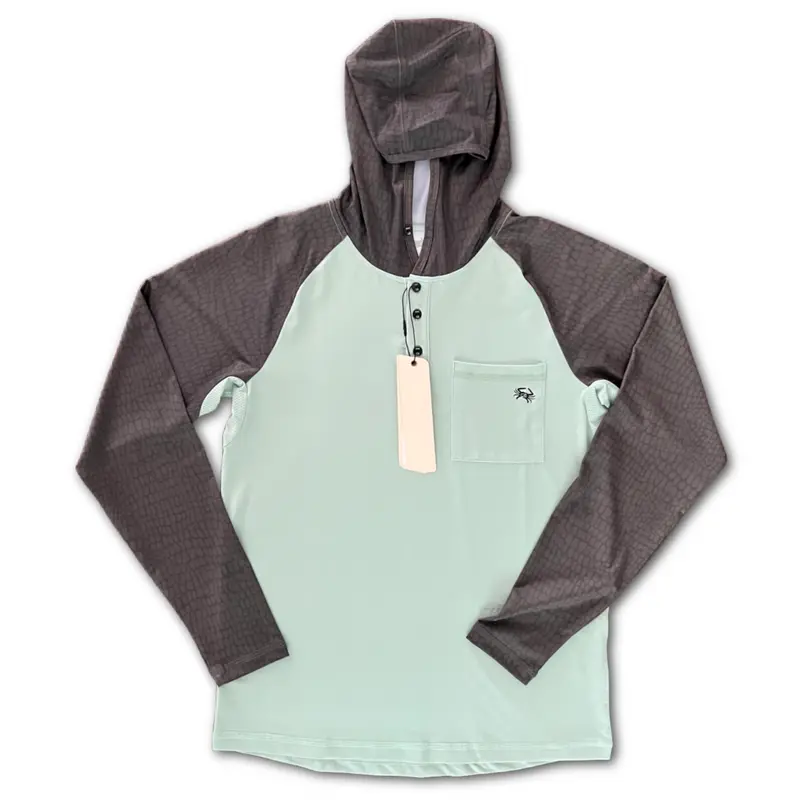 Skinny Water Culture Youth Hawksbill Hoodie – Gator Camo Edition 1