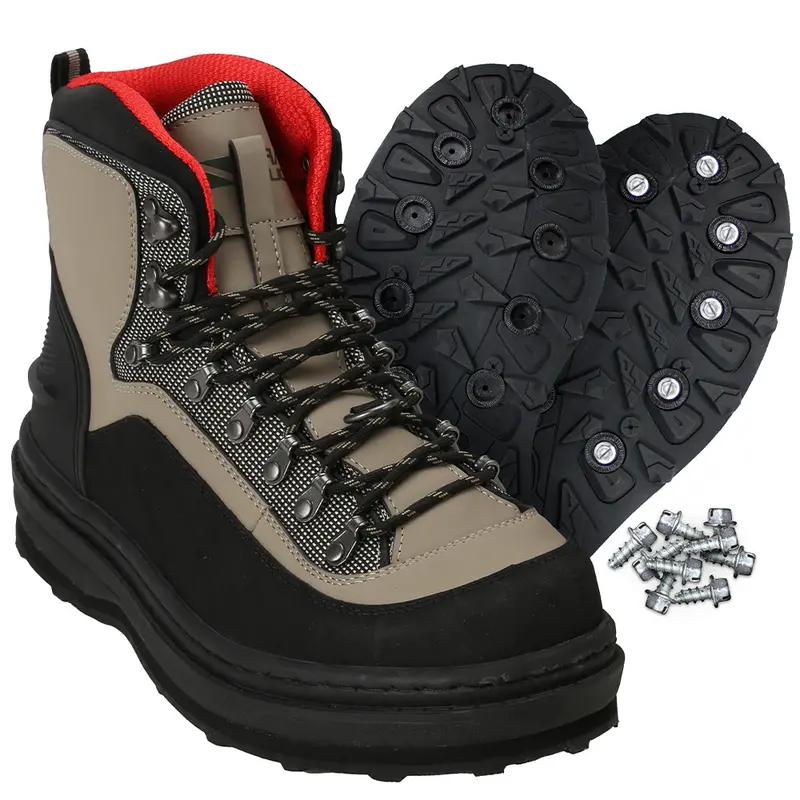 Slate Cleated Wading Boots With Durable Rubber Bottom 1