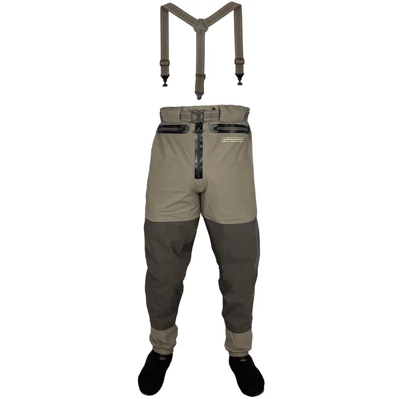 Slate Zippered Waist-High Guide Pant – Reinforced Durability 1