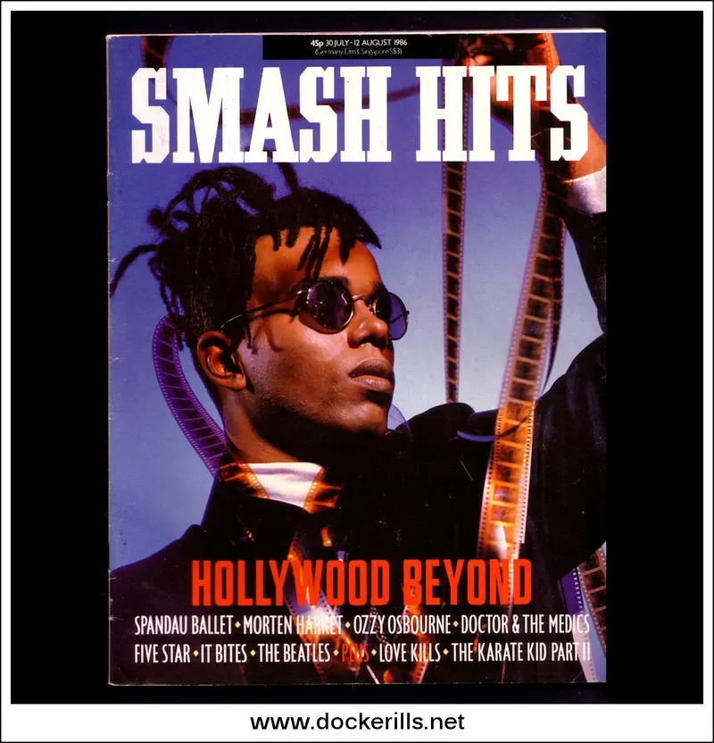 Smash Hits Magazine Issue: July 30–August 12, 1986 (Vol. 8, No. 16) 1