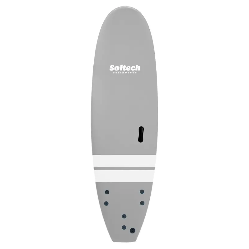 Softech Roller Foam Surfboard – 6'6" Grey Model 1