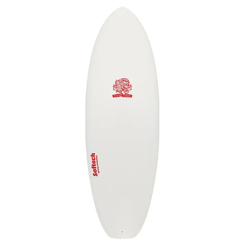 Softech Toledo Signature Softboard – Black & Blood Red 1