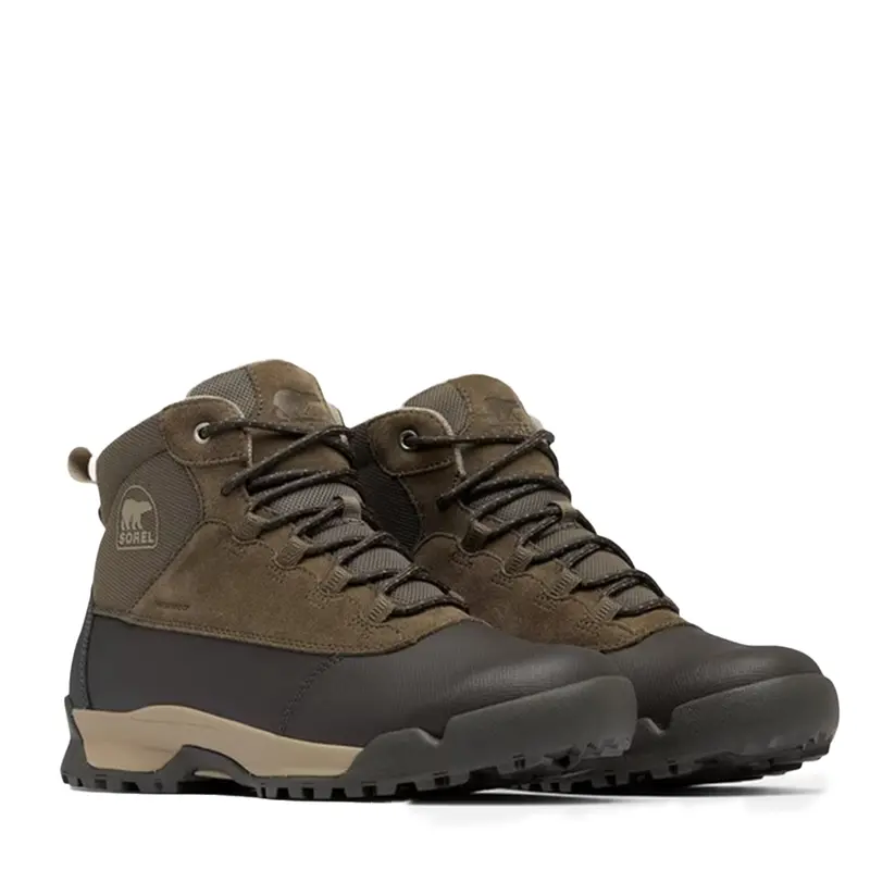 Sorel Buxton Lite Lace Plus Waterproof Winter Boot For Men – Major / Jet Black 1