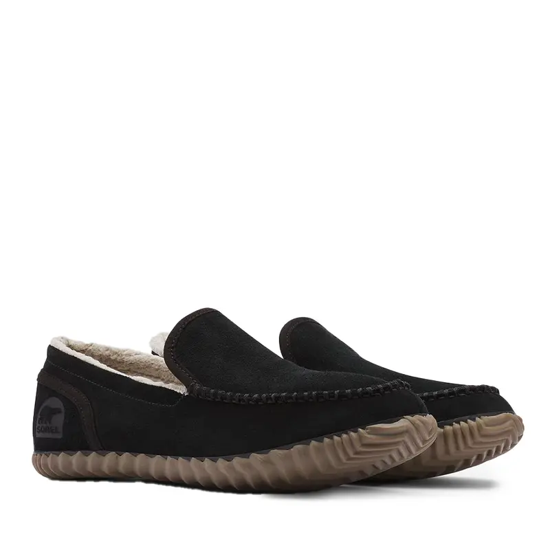 Sorel Dude Moc Slipper For Men In Black 1
