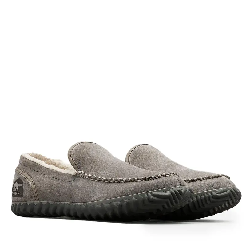 Sorel Dude Moc Slipper For Men In Quarry 1