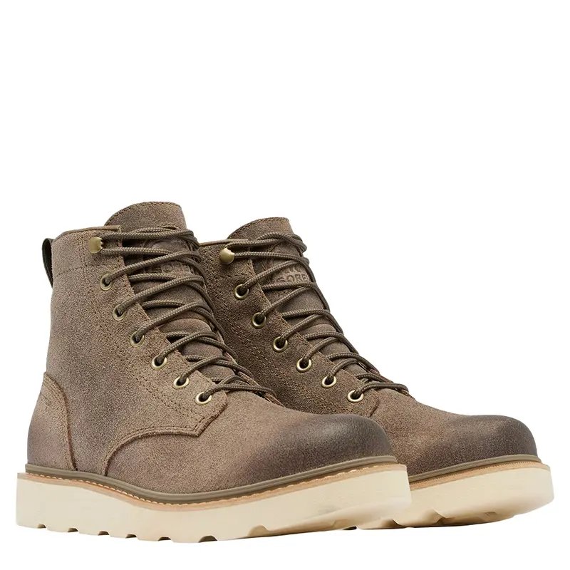 Sorel Slabtown 62' Six Waterproof Work Boot For Men – Wet Sand & Bleached Ceramic 1