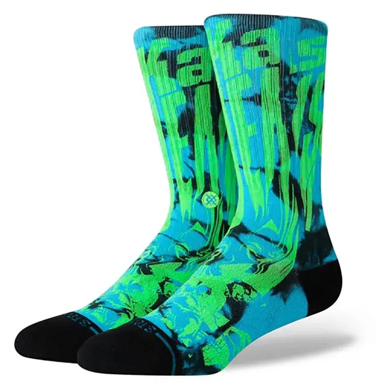 Stance Atliens Crew Socks In Onyx Black 1