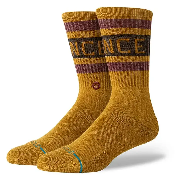 Stance Boyd Limited Edition Crew Socks In Metallic Gold 1
